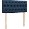 Box spring postel s matrací 90x200 cm textil [3286959] (Barva Tmavě šedá)