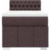 Box spring postel s matrací 90x200 cm textil [3286959] (Barva Tmavě šedá)