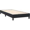 Box spring postel s matrací a LED 90x210 cm samet [3316676] (Barva Růžová)
