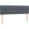 Box spring postel s matrací a LED 160x210 cm samet [3317177] (Barva Černá)