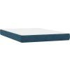 Box spring postel s matrací a LED 160x210 cm samet [3317177] (Barva Černá)