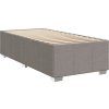 Box spring postel s matrací 90x200 cm textil [3286965] (Barva Světle šedá)