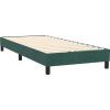 Box spring postel s matrací a LED 80x210 cm samet [3317050] (Barva Tmavě šedá)