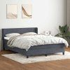Box spring postel s matrací 140x220 cm samet [3317989] (Barva Tmavě moddrá)
