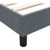 Box spring postel s matrací 140x220 cm samet [3317989] (Barva Tmavě moddrá)