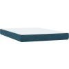 Box spring postel s matrací 140x220 cm samet [3317989] (Barva Tmavě moddrá)
