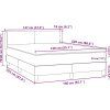 Box spring postel s matrací 140x220 cm samet [3317989] (Barva Tmavě moddrá)