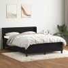 Box spring postel s matrací 140x220 cm samet [3317989] (Barva Tmavě moddrá)