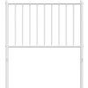 Kovové čelo postele 80 cm [350891] (Barva Černá)
