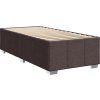 Box spring postel s matrací 90x190 cm textil [3293840] (Barva Tmavě hnědá)
