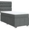Box spring postel s matrací 90x190 cm textil [3293835] (Barva Krémová)