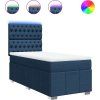 Box spring postel s matrací 90x190 cm textil [3293835] (Barva Krémová)
