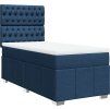 Box spring postel s matrací 90x190 cm textil [3293835] (Barva Krémová)