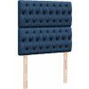 Box spring postel s matrací 90x190 cm textil [3293835] (Barva Krémová)