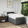 Box spring postel s matrací 100 x 200 cm textil [3286981] (Barva Černá)