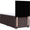 Box spring postel s matrací 90x190 cm textil [3291516] (Barva Světle šedá)