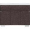 Box spring postel s matrací 90x190 cm textil [3285435] (Barva Světle šedá)
