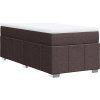 Box spring postel s matrací 90x190 cm textil [3285435] (Barva Světle šedá)
