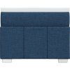 Box spring postel s matrací 90x190 cm textil [3285435] (Barva Světle šedá)