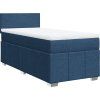 Box spring postel s matrací 90x190 cm textil [3286919] (Barva Tmavě hnědá)