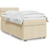 Box spring postel s matrací 90x190 cm textil [3286931] (Barva Tmavě šedá)