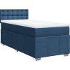 Box spring postel s matrací 90x190 cm textil [3286938] (Barva Tmavě šedá)