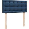Box spring postel s matrací 90x190 cm textil [3286938] (Barva Tmavě šedá)