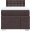 Box spring postel s matrací 90x190 cm textil [3286938] (Barva Tmavě šedá)