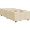 Box spring postel s matrací 90x190 cm textil [3291535] (Barva Krémová)