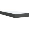 Box spring postel s matrací 100 x 200 cm textil [3289281] (Barva Černá)