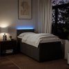 Box spring postel s matrací 100 x 200 cm textil [3289274] (Barva Černá)