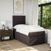 Box spring postel s matrací 90x190 cm textil [3291523] (Barva Světle šedá)