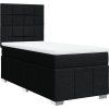 Box spring postel s matrací 90x190 cm textil [3291523] (Barva Světle šedá)