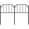 Kovové náhradní čelo postele 150 cm [373921] (Barva Černá)