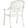 3dílný bistro set litý hliník [3070572] (Barva Černá)