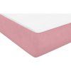 Box spring postel s matrací a LED 120x220 cm samet [3316733] (Barva Černá)