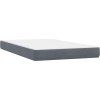 Box spring postel s matrací a LED 120x220 cm samet [3316733] (Barva Černá)