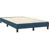 Box spring postel s matrací a LED 120x220 cm samet [3317115] (Barva Světle šedá)