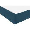 Box spring postel s matrací a LED 120x220 cm samet [3317115] (Barva Světle šedá)