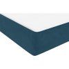 Box spring postel s matrací a LED 120x220 cm samet [3317309] (Barva Černá)
