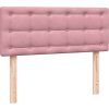 Box spring postel s matrací a LED 120x220 cm samet [3317309] (Barva Černá)