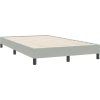 Box spring postel s matrací a LED 120x220 cm samet [3317212] (Barva Tmavě šedá)