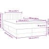 Box spring postel s matrací 120x220 cm samet [3316448] (Barva Růžová)