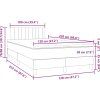 Box spring postel s matrací 120x220 cm samet [3316448] (Barva Růžová)