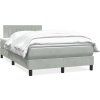 Box spring postel s matrací 120x220 cm samet [3316448] (Barva Růžová)