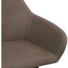 Jídelní židle 2 ks textil [283465] (Barva Černá)