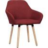 Jídelní židle 2 ks textil [283465] (Barva Černá)