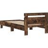 Postel bez matrace s čelem 90 x 190 cm [838562] (Barva Černá)