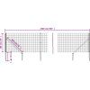Drátěný plot s kotevními hroty 1 x 25 m [154281] (Barva Antracitová)