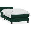 Box spring postel s matrací 80x220 cm samet [3318387] (Barva Světle šedá)